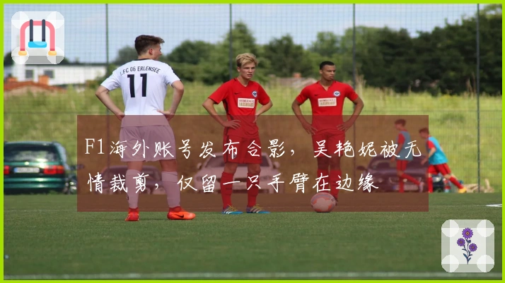 F1海外账号发布合影，吴艳妮被无情裁剪，仅留一只手臂在边缘