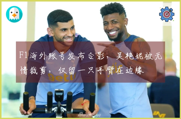 F1海外账号发布合影，吴艳妮被无情裁剪，仅留一只手臂在边缘